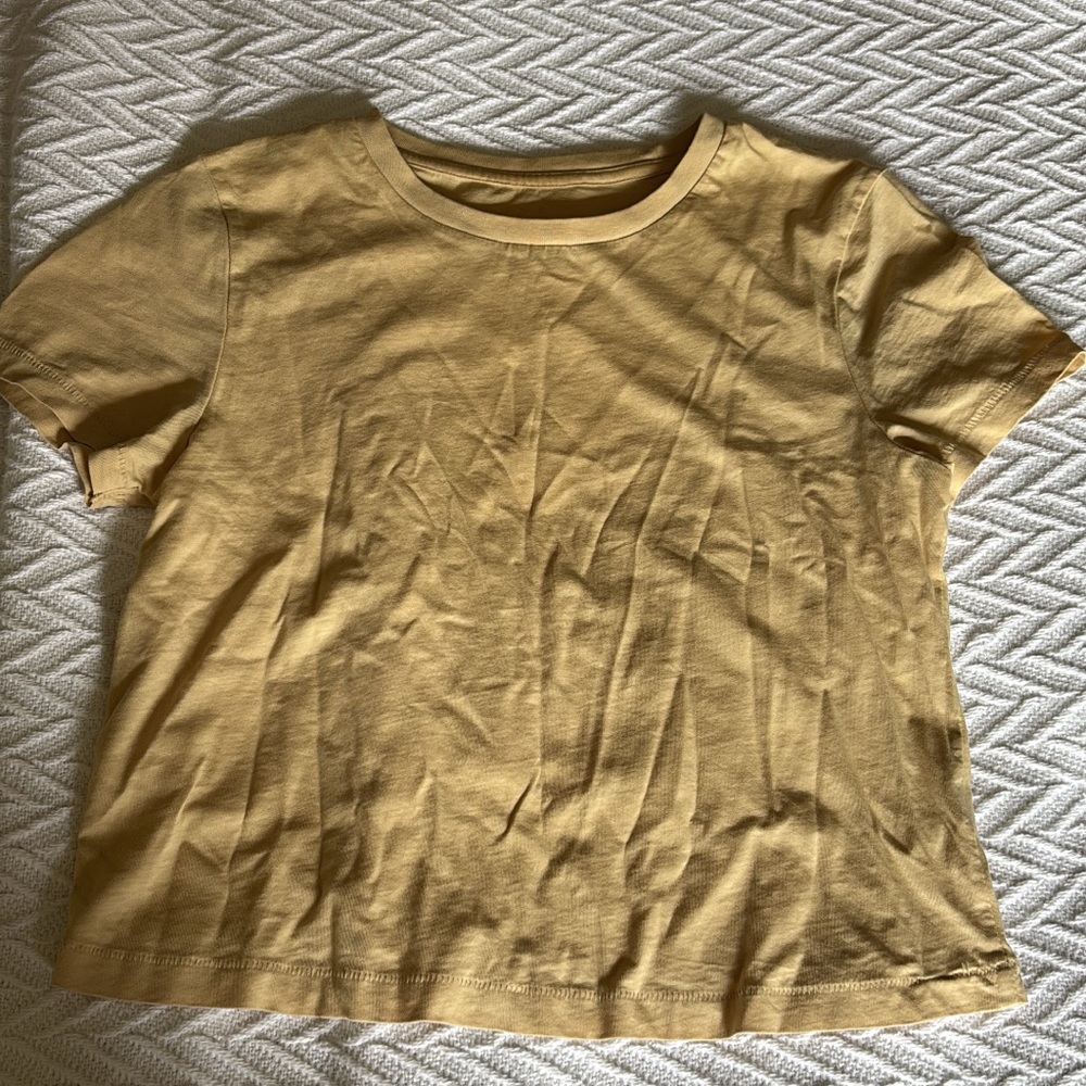 Target Mustard Short Sleeve Tee